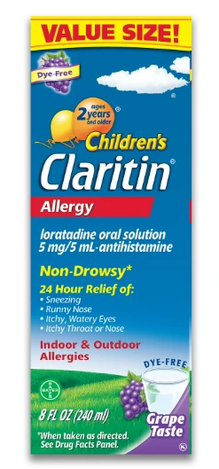 Claritin 클라리틴 어린이용 시럽 포도맛