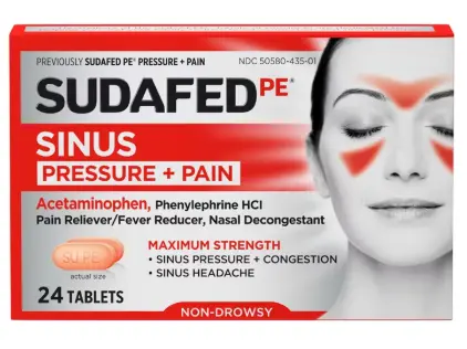 Sudafed 타블렛